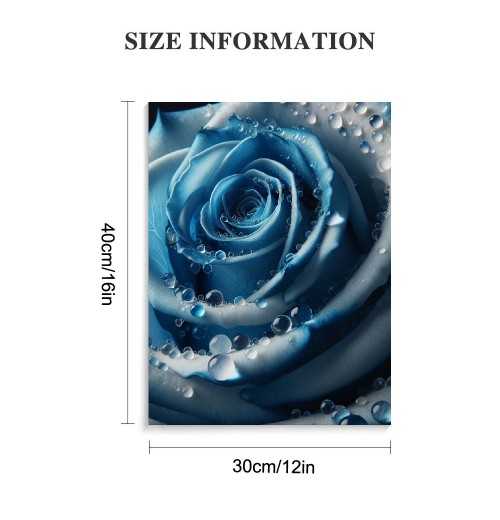 Canvas Wall Art Floral Pictures Wall Decor Flower Bloom Painting Print Flowers Artwork for Bathroom Bedroom Office Living Room Paintings Decorations Ready to Hang
